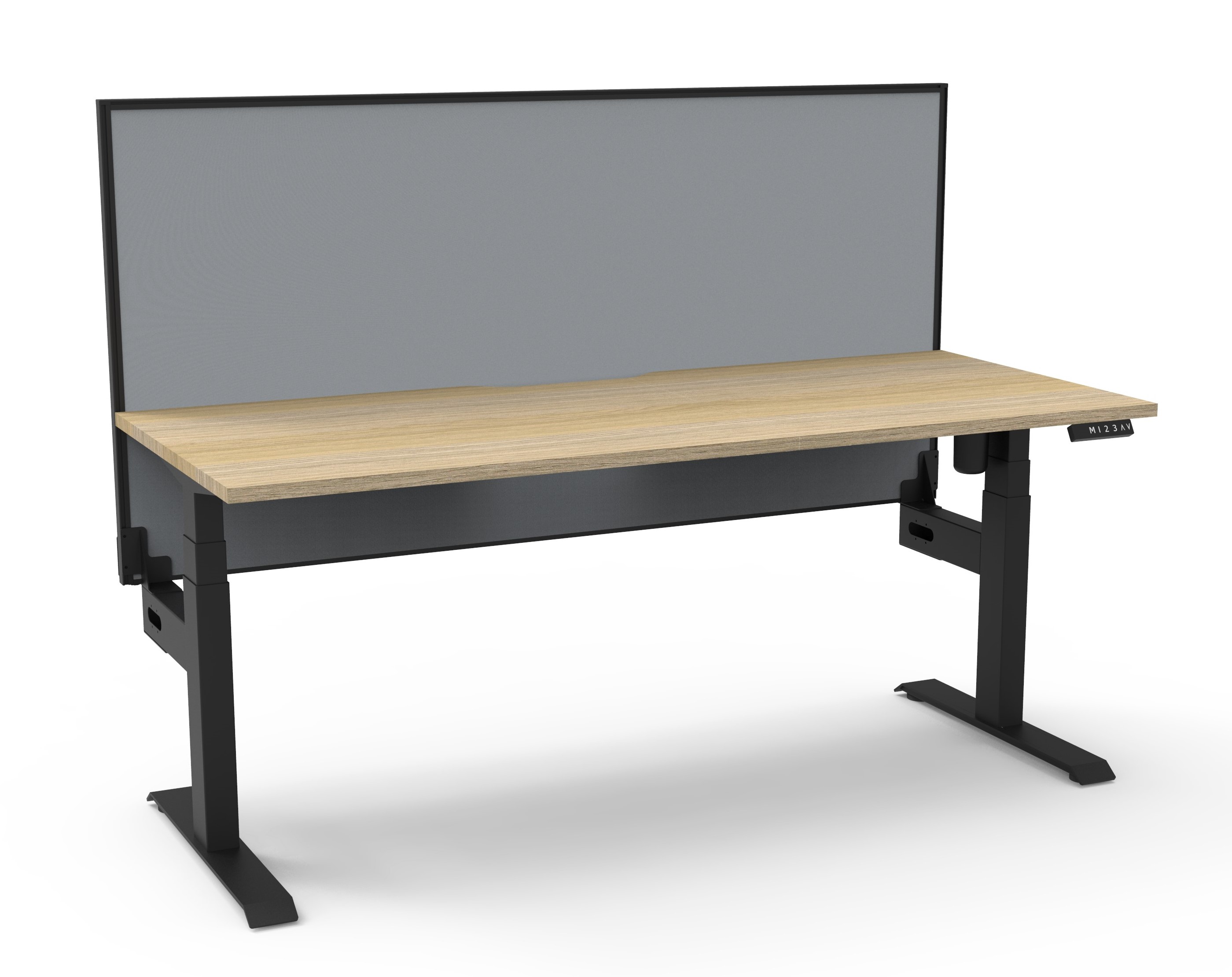 Boost Light Single Sided Workstation - With Screen